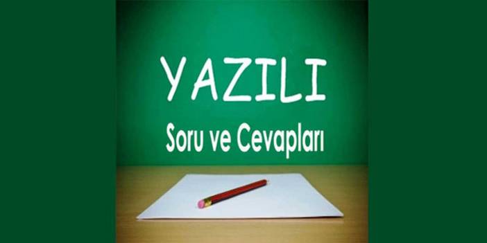 yazılı soruları