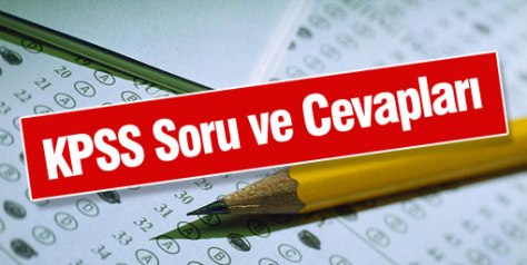 2013 KPSS Öğretmenlik Alan Bilgisi (ÖABT) Sınavı Cevap Anahtarı