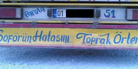 Kamyon Arkası Komik Yazıları 4