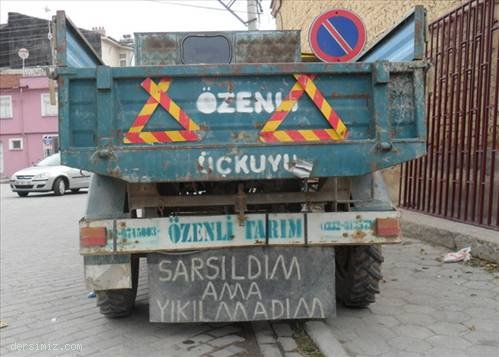 Kamyon Arkası Komik Yazıları 8