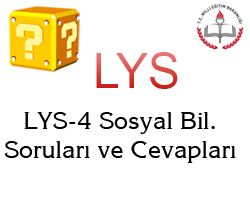 LYS-4 Cevap Anahtarı 1