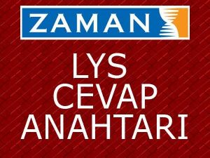 3 Haziran 2015 Zaman LYS 5. Fen-Edebiyat Deneme Cevap Anahtarı