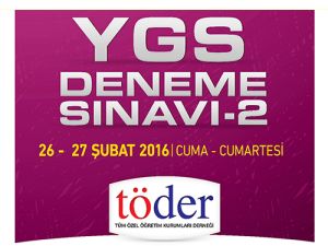 26-27 Şubat 2016 Töder YGS-2 Sınav Soruları ve Cevap Anahtarı