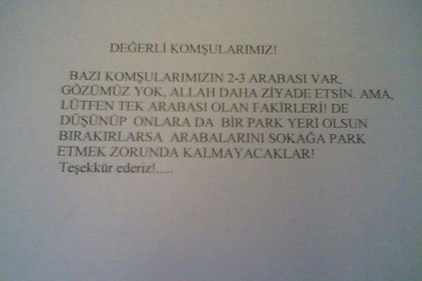 Gülme garantili apartman yönetimi yazıları 1