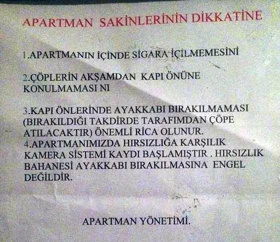 Gülme garantili apartman yönetimi yazıları 14