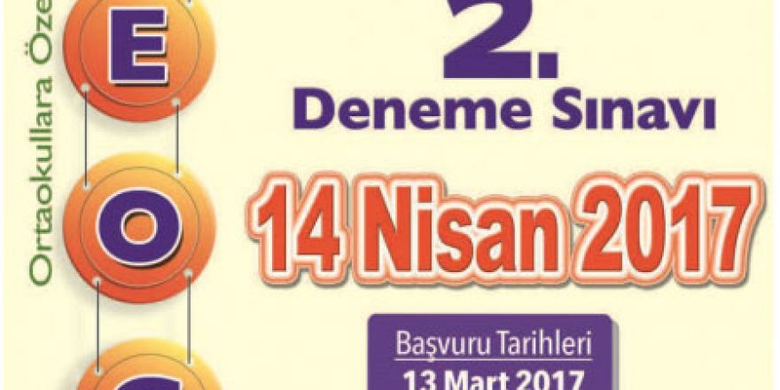 Nisan 2017 Özdebir 2. TEOG Sınavı Cevap Anahtarı