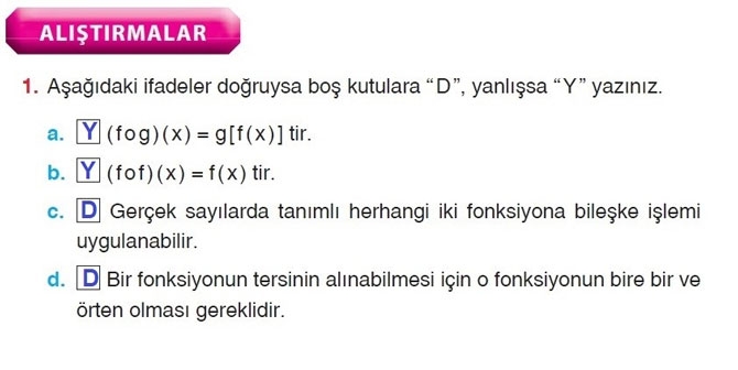 10. Sınıf Matematik Sayfa 103-106 Cevapları 1