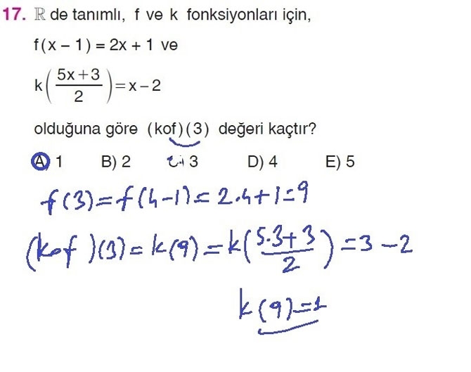 10. Sınıf Matematik Sayfa 107-109 Cevapları 17