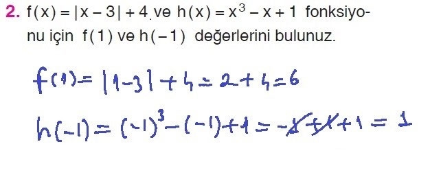 10. Sınıf Matematik Sayfa 107-109 Cevapları 2