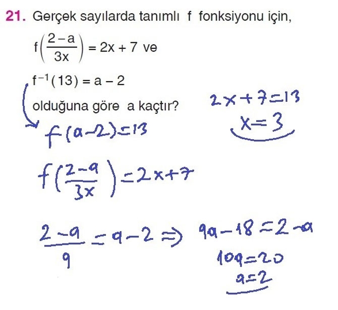 10. Sınıf Matematik Sayfa 107-109 Cevapları 24