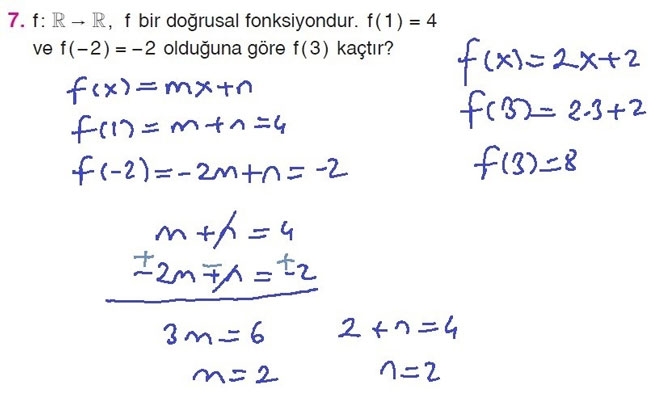 10. Sınıf Matematik Sayfa 107-109 Cevapları 7