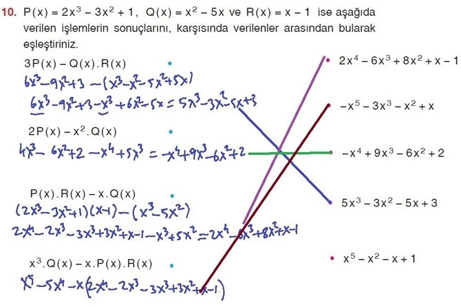 10. Sınıf Matematik Sayfa 134-137 Cevapları 10