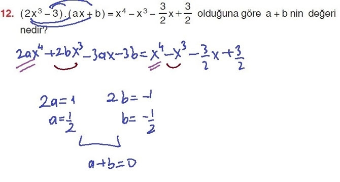 10. Sınıf Matematik Sayfa 134-137 Cevapları 12