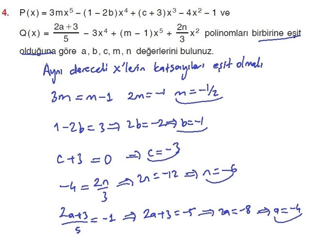 10. Sınıf Matematik Sayfa 134-137 Cevapları 4