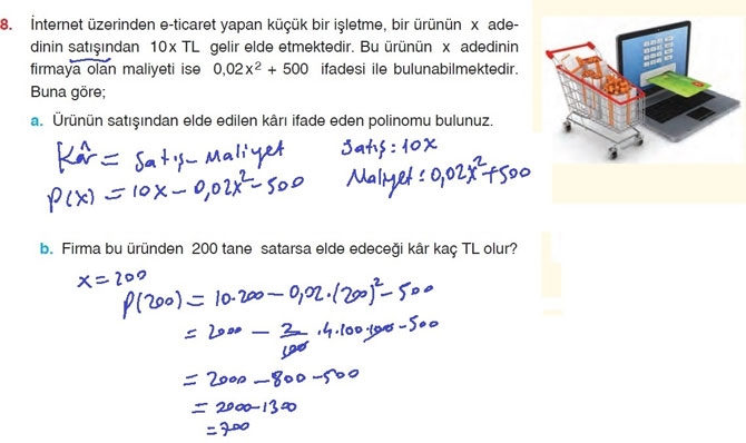 10. Sınıf Matematik Sayfa 134-137 Cevapları 8