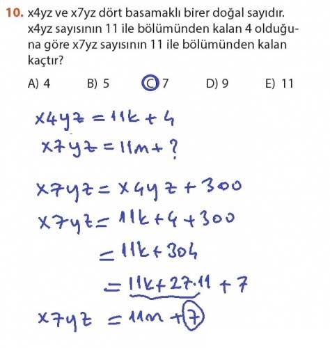 9. Sınıf Meb Matematik Sayfa 184-194 Cevapları 10