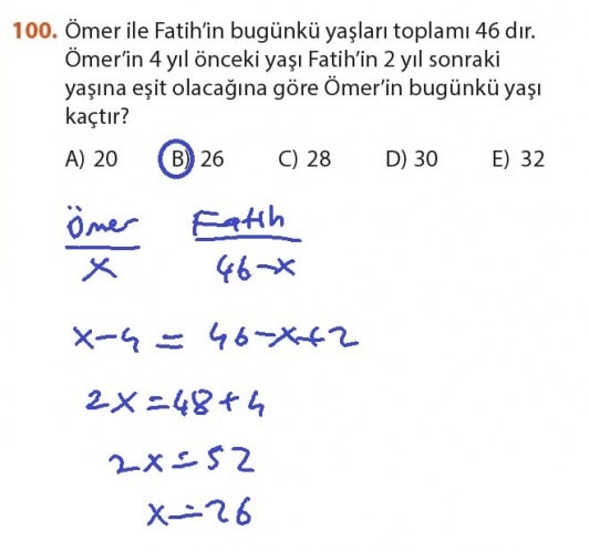 9. Sınıf Meb Matematik Sayfa 184-194 Cevapları 100