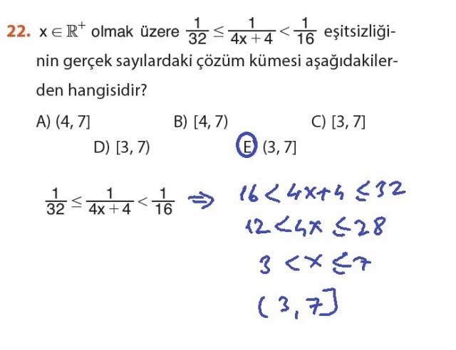 9. Sınıf Meb Matematik Sayfa 184-194 Cevapları 22