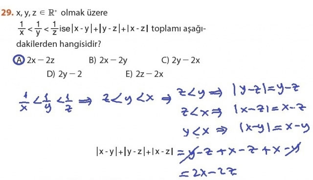 9. Sınıf Meb Matematik Sayfa 184-194 Cevapları 29