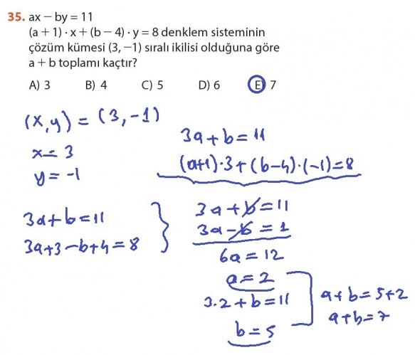 9. Sınıf Meb Matematik Sayfa 184-194 Cevapları 35