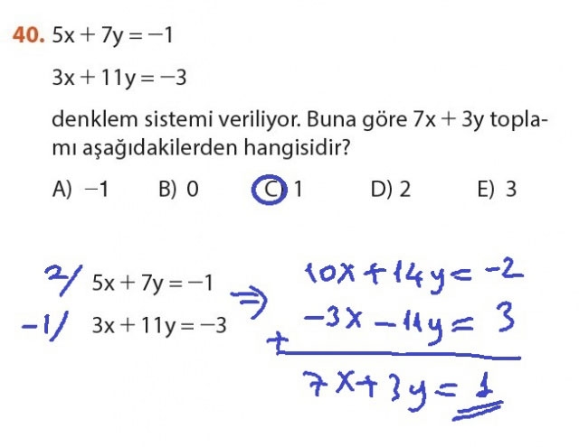 9. Sınıf Meb Matematik Sayfa 184-194 Cevapları 40