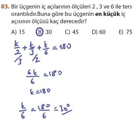 9. Sınıf Meb Matematik Sayfa 184-194 Cevapları 83