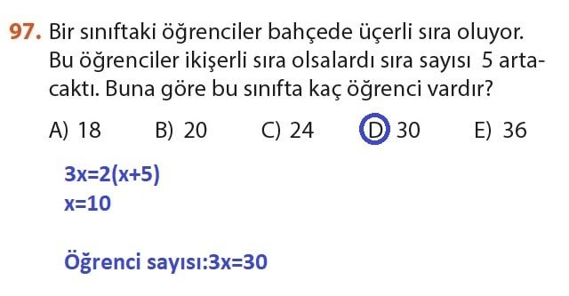 9. Sınıf Meb Matematik Sayfa 184-194 Cevapları 97