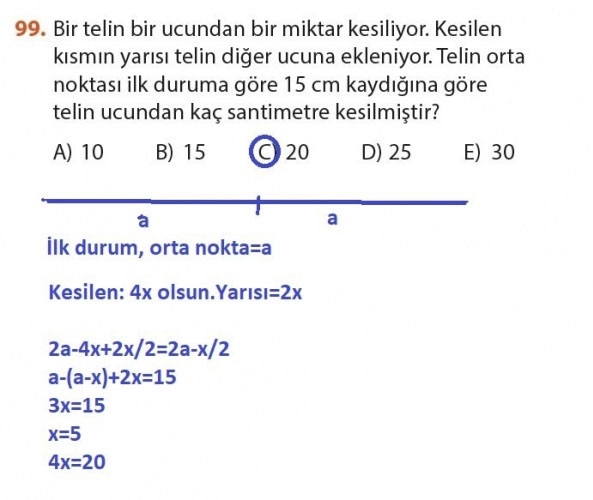 9. Sınıf Meb Matematik Sayfa 184-194 Cevapları 99