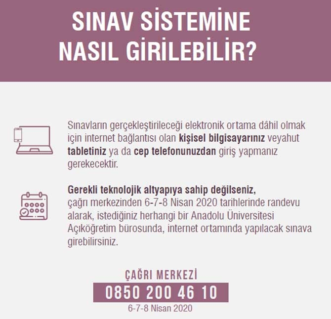 AÖF Online sınavı ne zaman nasıl yapılacak 3