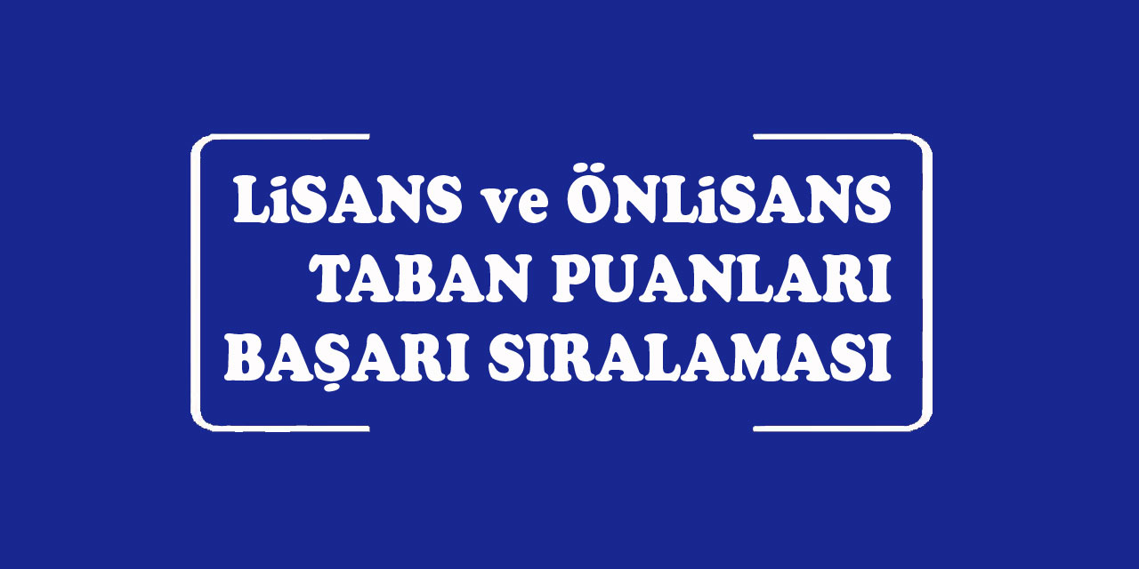 Sigortacılık ve Sosyal Güvenlik 2023 Taban Puanları ve Başarı Sıramaları