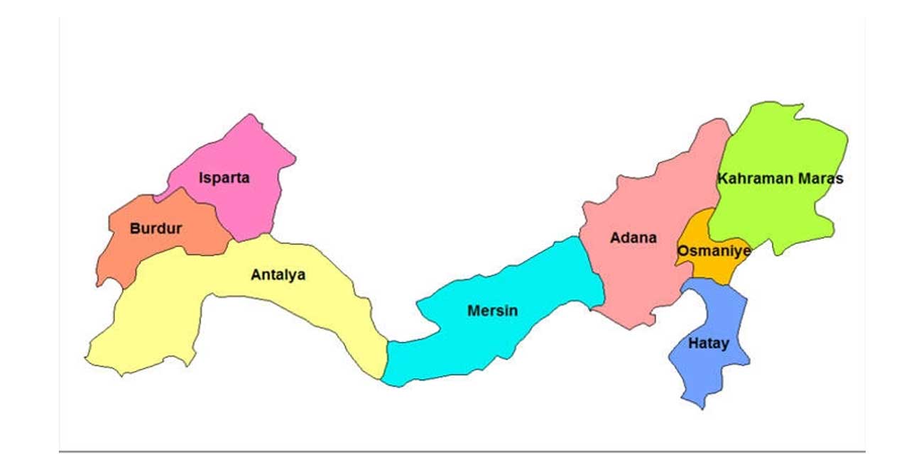 Akdeniz bölgesi illeri