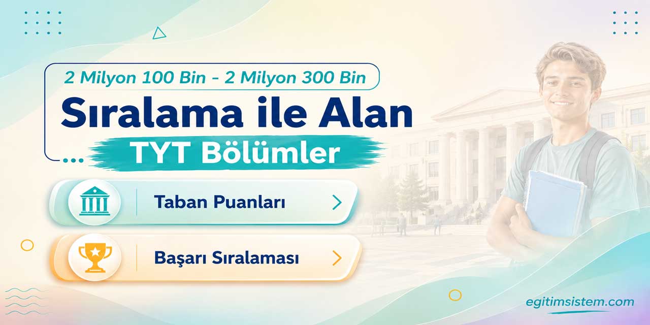 TYT’de 2,1-2,3 Milyon Bandında Tercih Fırsatları: Sağlık Bölümleri Öne Çıktı