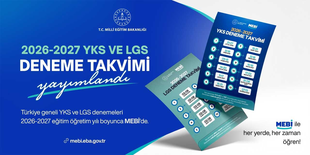 2026-2027 MEBİ Deneme Sınavı Tarihleri: YKS ve LGS Takvimi