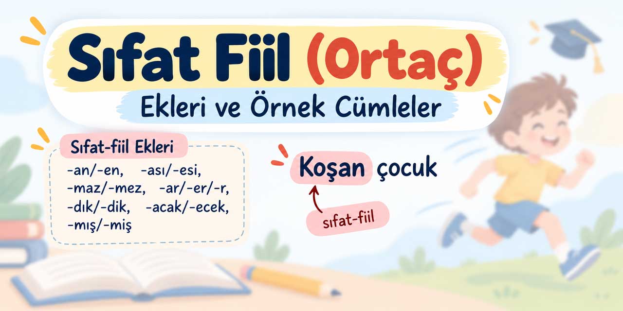 Sıfat Fiil Nedir? Sıfat Fiil Ekleri ve 20 Örnek Cümle