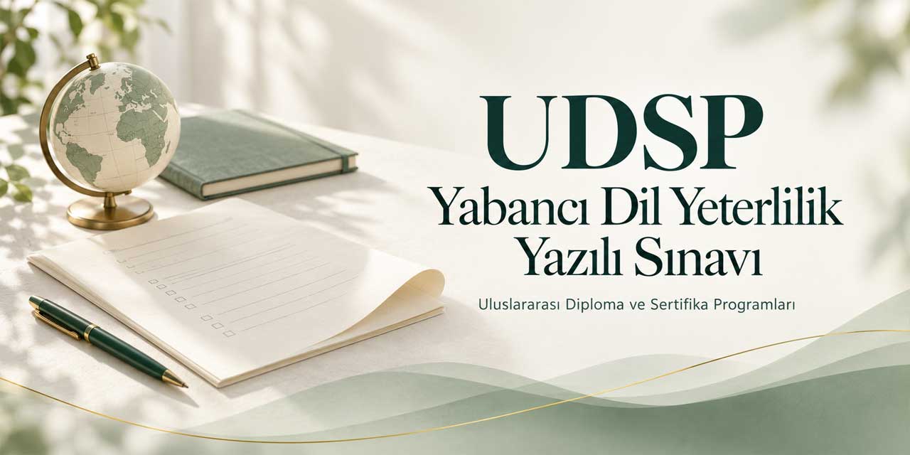 MEB duyurdu: UDSP yabancı dil yeterlilik yazılı sınavı 24 Nisan’da yapılacak